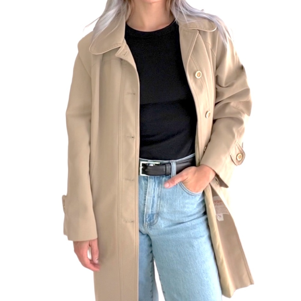 *VINTAGE* Forecaster of Boston Women's Trench Coat Size 15/16